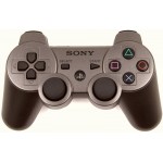 Геймпад беспроводной оригинальный DualShock 3 Серый Металлик для PS3